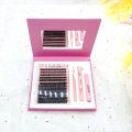 Lashes Factory Wholesale Natural Wispy Cluster Lashes Kit with Mirror